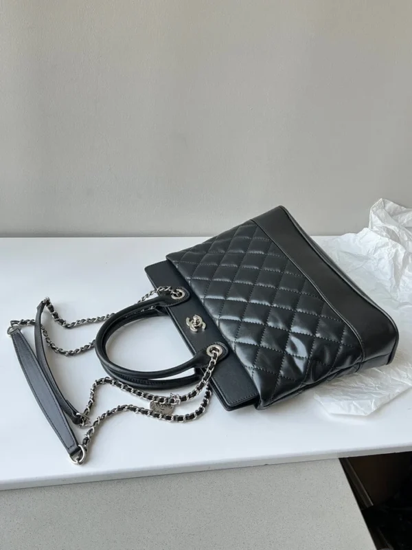 Chanel Caviar Quilted Bi Coco Large Shopper Tote - Lether Bag