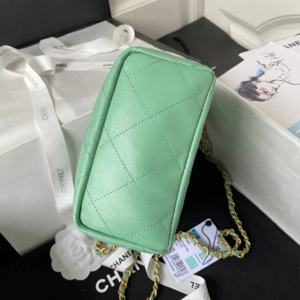 Chanel Colored Gemstone Chain Bucket Bag 7