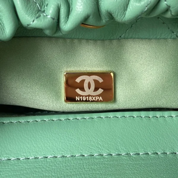 Chanel Colored Gemstone Chain Bucket Bag 9