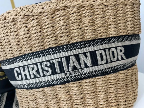 Dior Wicker Bucket Bag 2