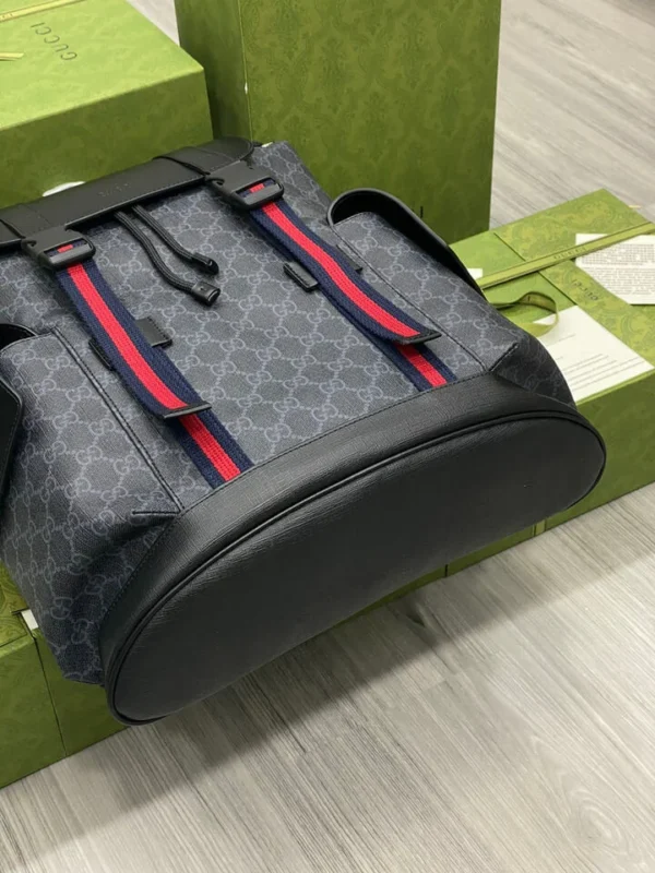 Gucci GG Supreme Black Backpack 3