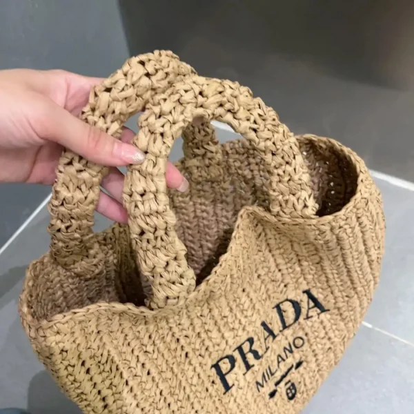 Prada New Fiber Papyrus Weaving Bag 2