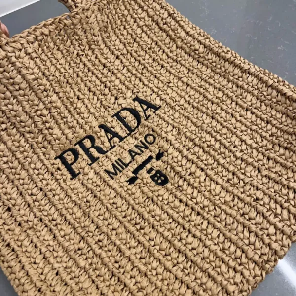 Prada New Fiber Papyrus Weaving Bag 8
