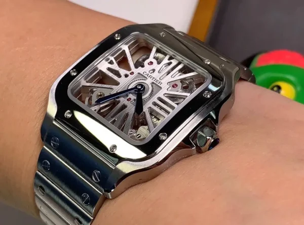 Santos De Cartier Skeleton Watch