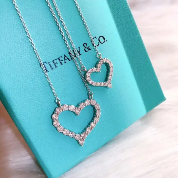 Tiffany Hollow Love Necklace