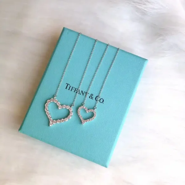 Tiffany Hollow Love Necklace